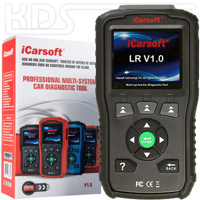 iCarsoft LR V1.0 für Landrover / Jaguar - in SCHWARZ