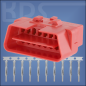 Preview: OBD-2 Connector 04 - (J1962 Typ A, 12V male)
