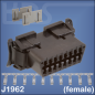 Preview: OBD-2 Einbaubuchse G - (SAE J1962F Typ A) - Komplett-Kit