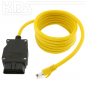 Preview: OBD-2 to ENet V2 - J1962 to RJ45 Adaptercable (for BMW, CAT.5)