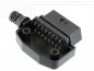 Preview: OBD-2 Socket-Connector J - (SAE J1962 female)  - Right Angled
