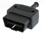 Preview: OBD-2 Connector 44-PVC - (SAE J1962 Typ A) - with 35mm PVC Strain relief