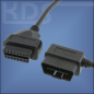 Preview: OBD-2 Cable-Extension K-2 / 1.0m (J1962M right-angle -> J1962F)