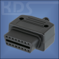 Preview: OBD-2 Socket-Connector K - (SAE J1962 female)