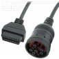 Preview: OBD Adapter cable J1939 to OBD-2 - (J1939F - J1962F)
