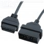Preview: OBD Adapter cable Toyota to OBD-2 (Toyota22M - J1962F)