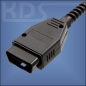 Preview: OBD-2 Connector 11 - (J1962 Typ A, 12V male)