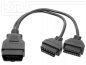 Preview: OBD-2 Cable Y-Cable K-1 - (J1962 M-2xF) // Y-Splitter