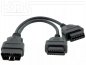 Preview: OBD-2 Cable Y-Cable M-1 - (J1962 Type B M-2xF) // Y-Splitter