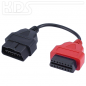 Preview: OBD Adapter cable Multiecuscan A2 / red (J1962F -> J1962M)