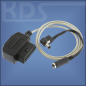 Preview: OBD-2 Special Cable A21: Y-Cable DC Jack -> DC Plug 2.1mm & J1962F