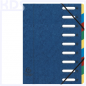Preview: Organization folder 9 compartments - Exacompta 5309E - blue