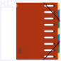 Preview: Organization folder 9 compartments - Exacompta 5309E - red