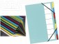 Preview: Organization folder 12 compartments - Exacompta 55340E - turquoise