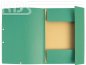 Preview: Elasticated 3 Flap Folder 400gsm A4, green