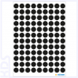 Preview: Herma Colour Dots, Ø  8mm, round, black