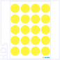 Preview: Herma Colour Dots, Ø 19mm, round, luminous yellow