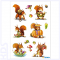Preview: Herma Stickers 'Brown Squirrels'