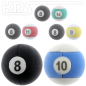 Preview: Eraser 'Billiard Balls'  -  Trendhaus 934468, sorted