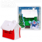 Preview: Eraser 'Santa's Home'  -  Trendhaus 943590, GREEN / RED
