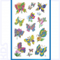 Preview: Z-Design Sticker 'Schmetterlinge' mit Goldprägung