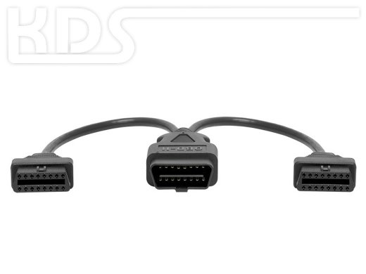 OBD-2 Cable Y-Cable F - HiQ - (J1962 M->2xF)