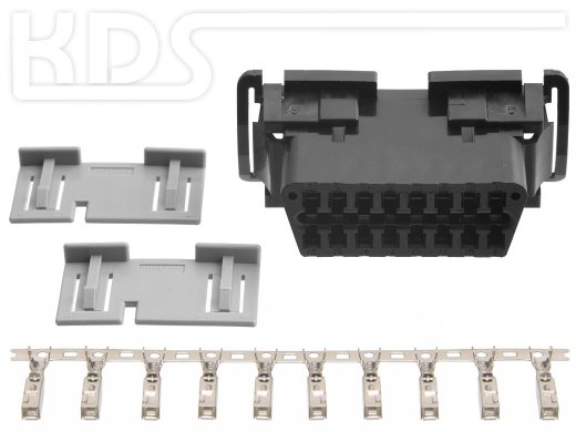 OBD-2 Socket G - (SAE J1962F Typ A) - complete kit