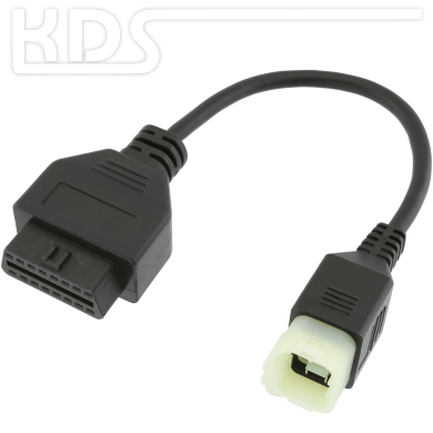 OBD Adapter KTM Motorcycle 6 Pin to OBD2 (K-Line + CAN-Bus)