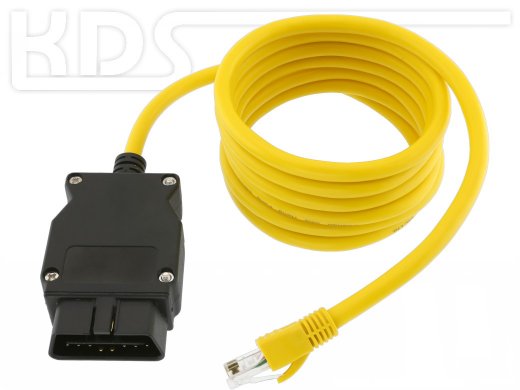 OBD-2 to ENet V2 - J1962 to RJ45 Adaptercable (for BMW, CAT.5)