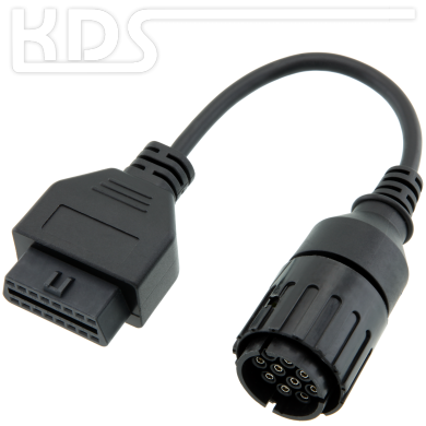 OBD Adapter BMW Motorcycle 10 Pin to OBD2 (K-Lines + CAN-Bus)