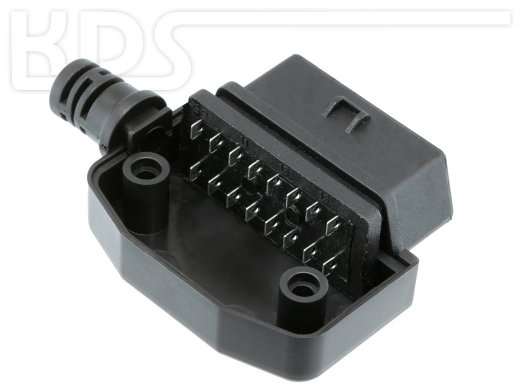 OBD-2 Socket-Connector J - (SAE J1962 female)  - Right Angled