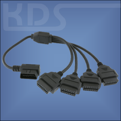 OBD-2 Kabel Y-Adapter G-4 - (J1962M - 4xF) // Y-Splitter