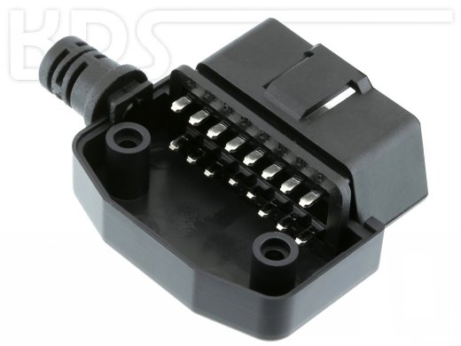 OBD-2 Connector 42 - (SAE J1962 Typ B, 24V) - Right Angle