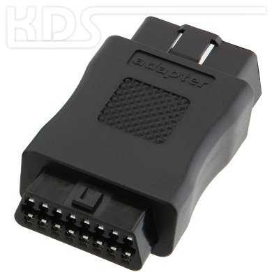 OBD-II connector 102, 24V plug - socket, black