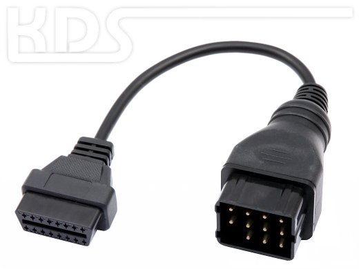 OBD Adapter cable RENAULT to OBD-2 (Renault12M -> J1962F)