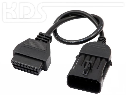 OBD Adapter-Kabel Opel auf OBD-2 (GM/Opel10M -> J1962F)