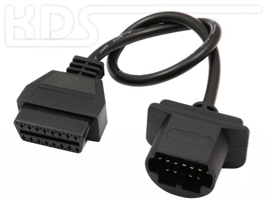 OBD Adapter cable Mazda to OBD-2 (Mazda17M -> J1962F)