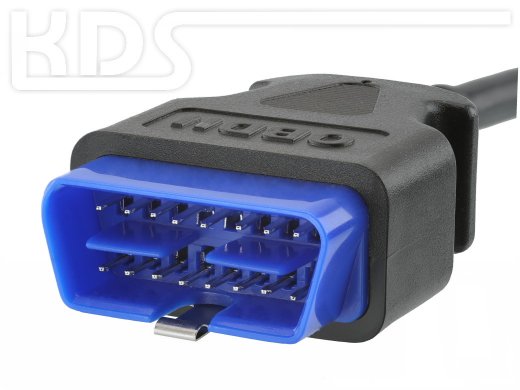 OBD-2 Kabel 'offen' L-C3 / 5.0m - HiQ Plus (J1962M Typ B -> offen)