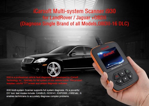 iCarsoft i930 für Landrover / Jaguar - OBD Diagnostic Tool - B-Ware