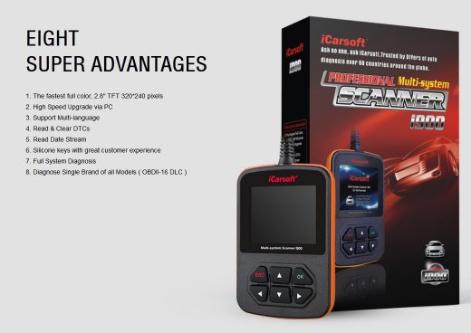 iCarsoft i900 für GM - OBD Diagnosegerät