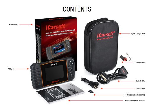 iCarsoft KHD II für Kia, Hyundai, Daewoo