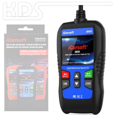 iCarsoft i800 OBDII EOBD CAN Universal Auto Diagnostic Tool Code Scanner Reader