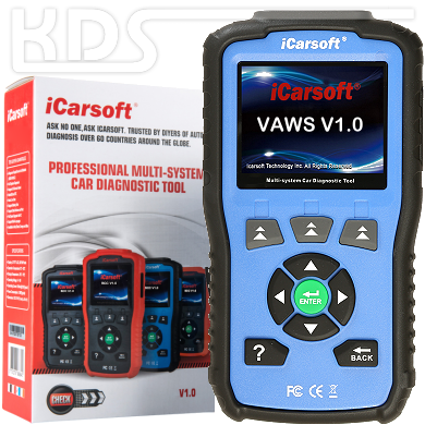 iCarsoft VAWS V1.0 for VW / Audi / Seat / Skoda  - in BLUE