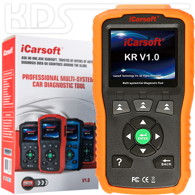 iCarsoft KR V1.0 für Kia / Hyundai / Daewoo - in ORANGE