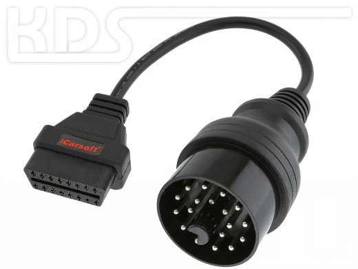 OBD Adapter-Kabel BMW für iCarsoft Diagnosegeräte (BMW20M - J1962F)