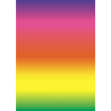 Sigel Farbverlauf-Papier, Regenbogen, DIN A4, 80g - Einzelblatt