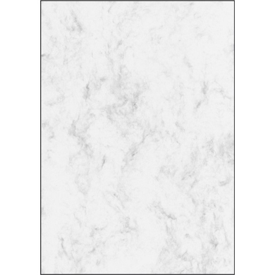 Sigel Structure paper, marble grey, DIN A4, 90g - single sheet