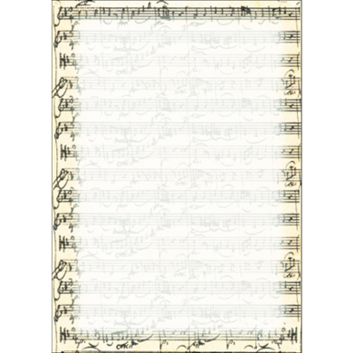 Sigel motif paper ''Concert'', DIN A4, 90g - single sheet