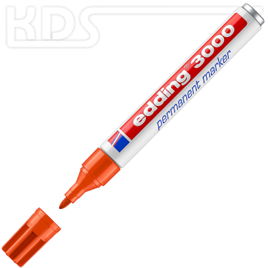 Edding 3000 Permanentmarker, orange