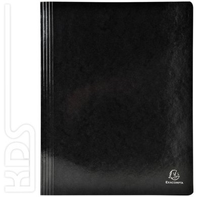 Exacompta flat file 'Iderama', glossy Manila cardboard, 355g, A4, black